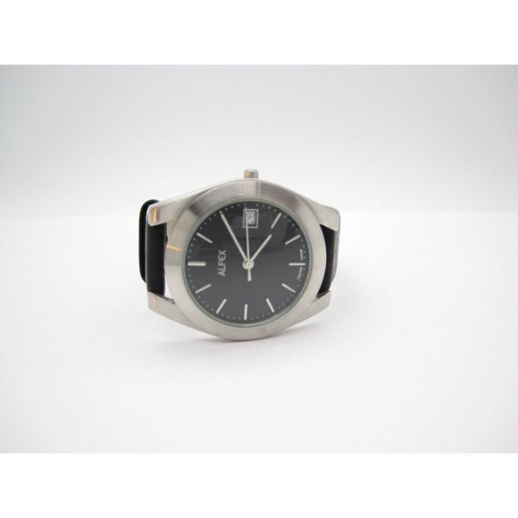 Women's Alfex Swiss Made Quartz WR Analog 35mm Dial Causal Round Watch (F101) - Picture 8 of 10